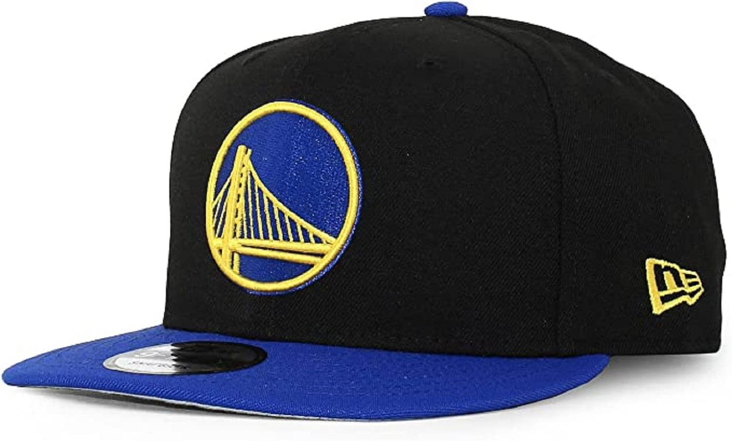New Era 100% Authentic, Golden State Warriors Adjustable 9Fifty/9Twenty One Size Fit Most (Black)
