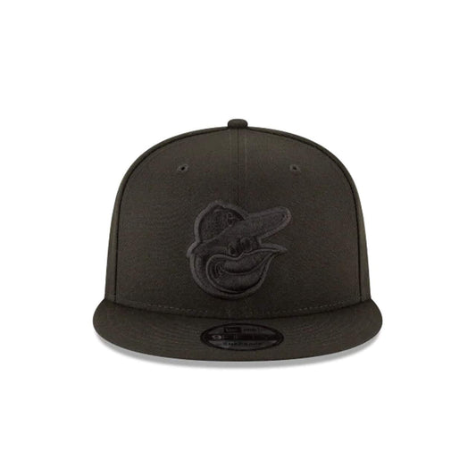 New Era Baltimore Orioles Black Out Basic 9Fifty Snapback Adjustable Cap