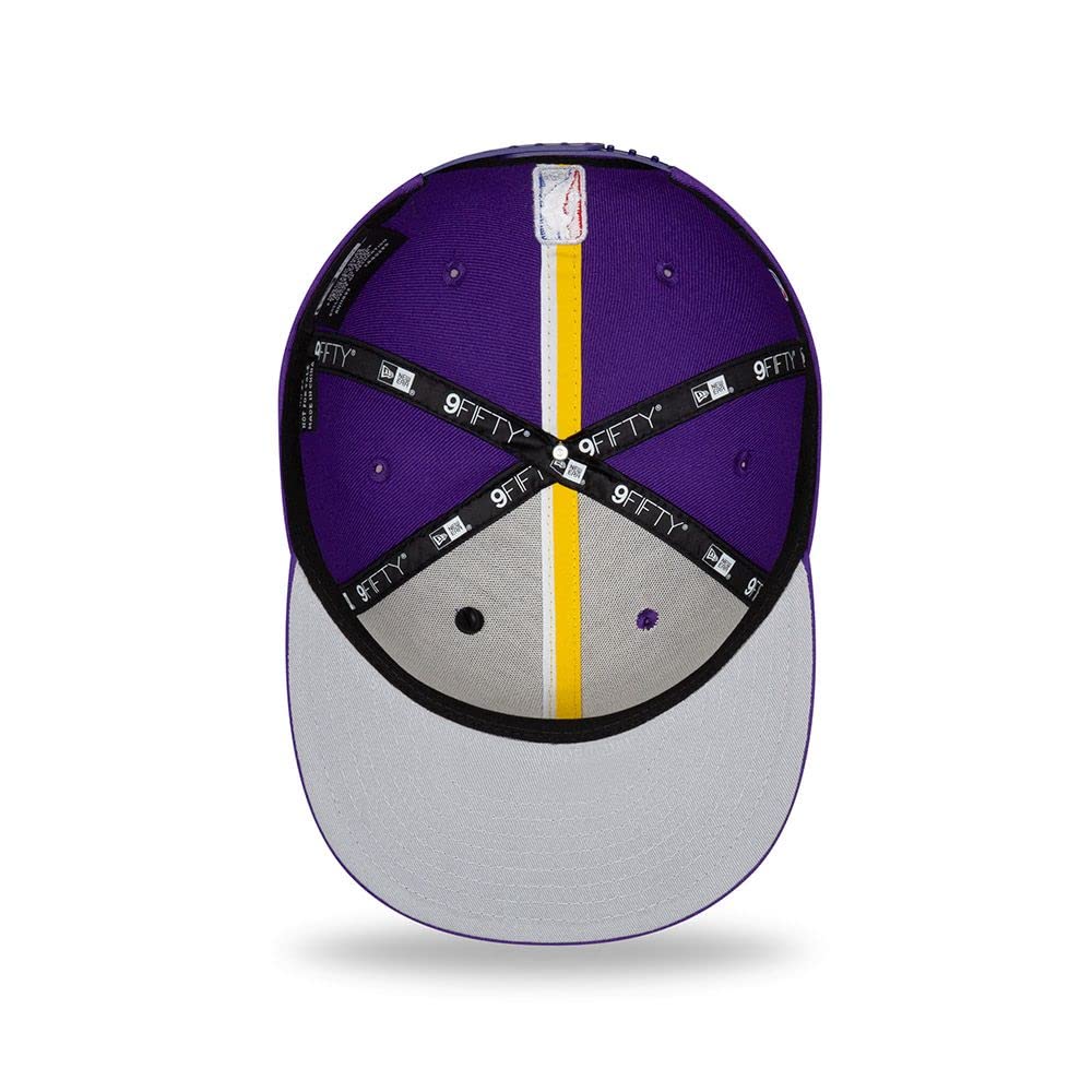New Era NBA Men’s Los Angeles Lakers 2019 Official NBA Draft 9FIFTY Adjustable Snapback Hat Purple