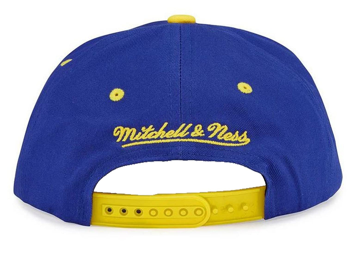 Mitchell & Ness Golden State Warriors Varsity Letter Low Crown Snapback Adjustable Hat Cap - Team Colors