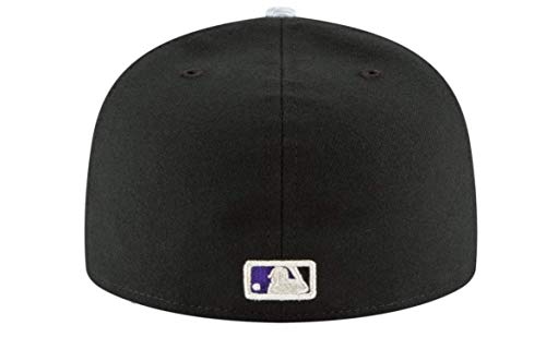New Era Colorado Rockies 59FIFTY Black on Black Fitted Hat