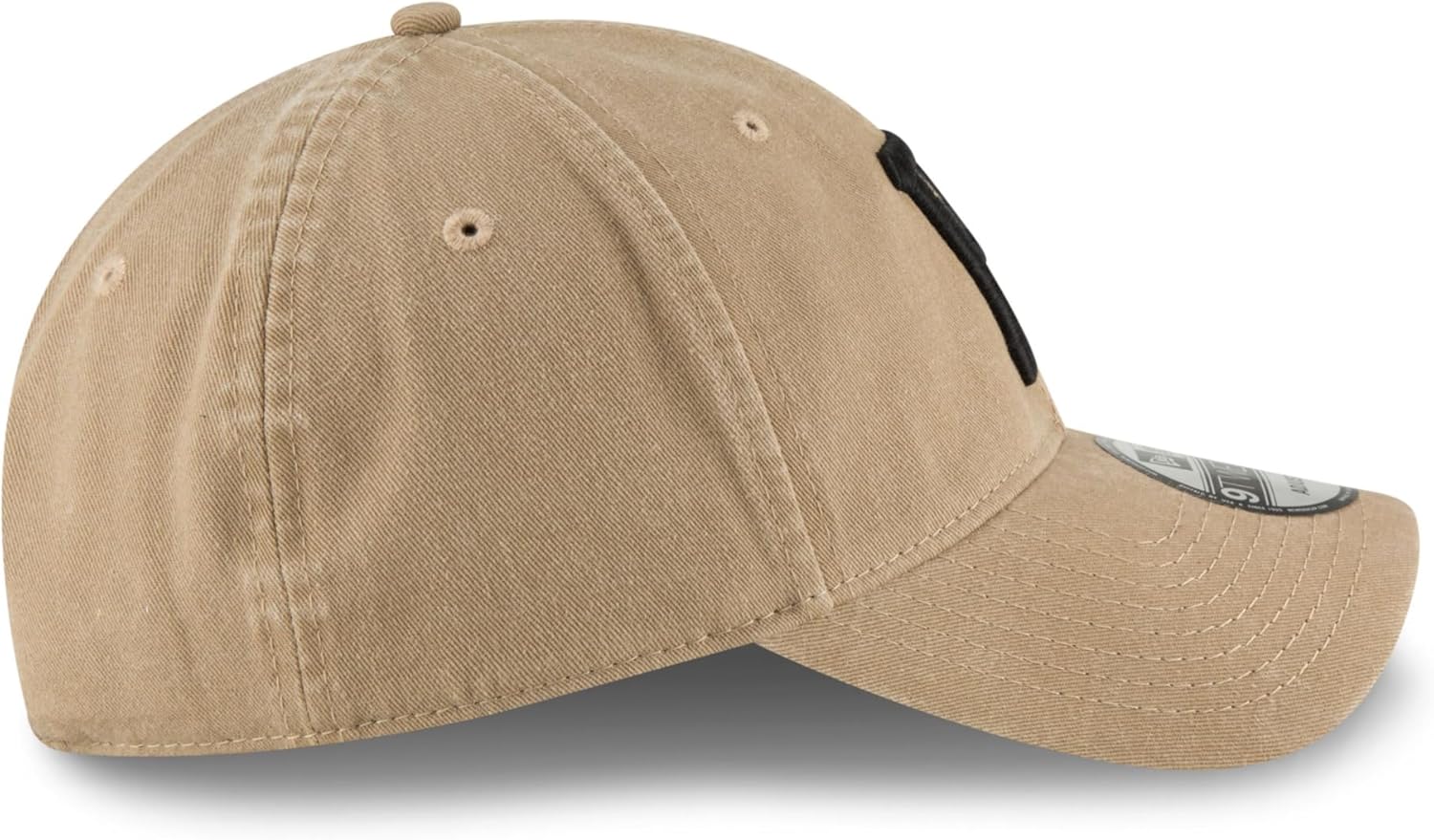 New Era Unisex-Adult MLB Core Classic 9TWENTY Adjustable Hat Cap One Size Fits All - Pittsburgh Pirates Khaki