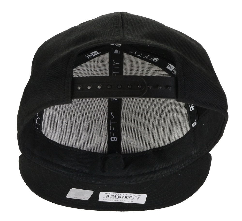 New Era 100% Authentic Exclusive Steelers 950 9FIFTY Snapback Cap Hat : One Size Fit Most (US, Alpha, One Size, Black On Black)