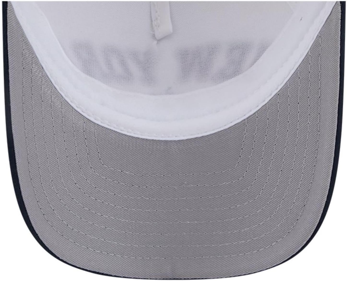 New Era 9FORTY MLB New York Yankees Chrome Arch M-Crown A-Frame Rope Adjustable Trucker Snapback Cap - White