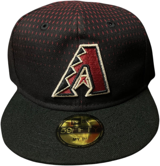 New Era Infant Arizona Diamondbacks Authentic Collection On-Field My First 59FIFTY Fitted Hat Size 6 Black/Sedona