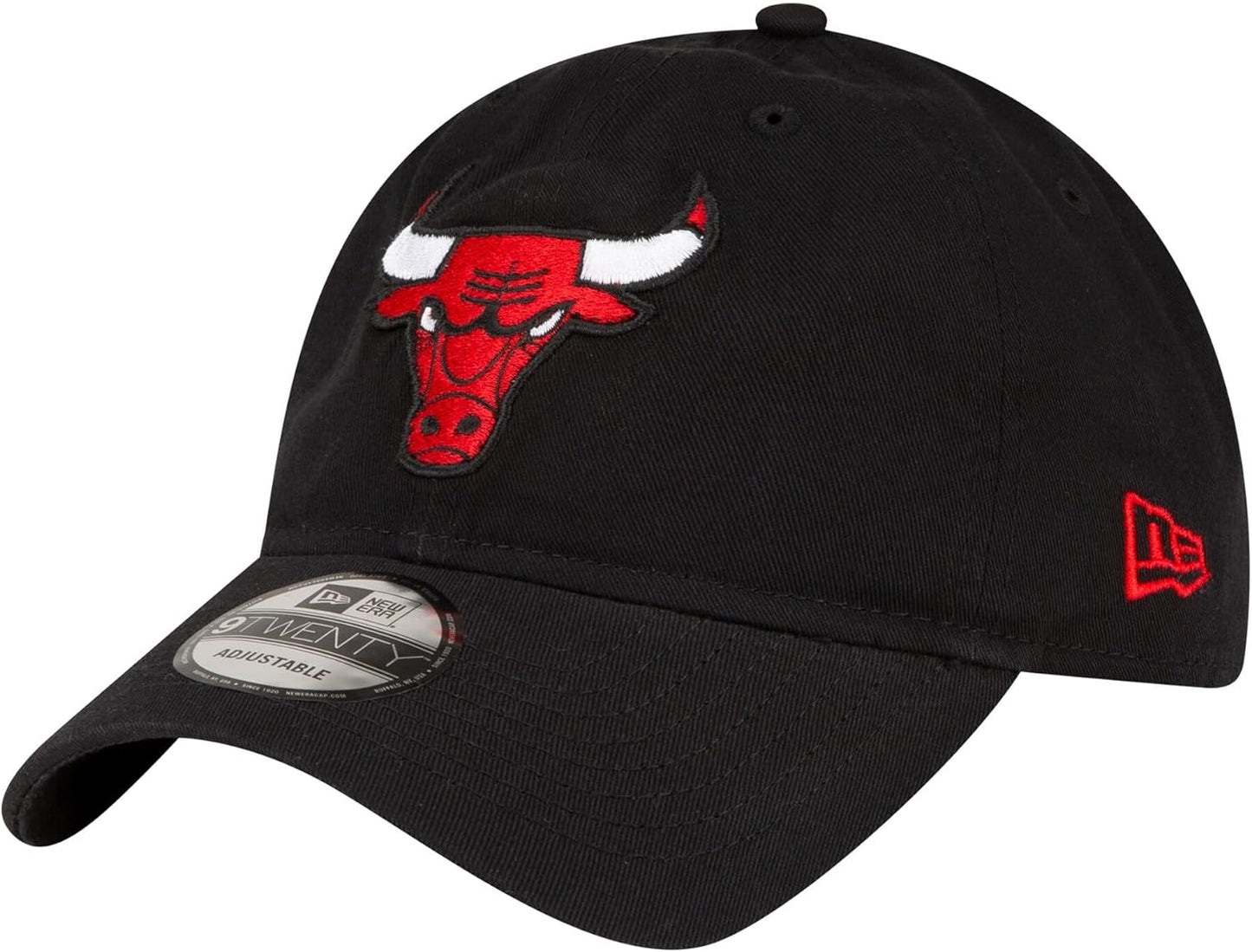 New Era Unisex-Adult NBA Core Classic 9TWENTY Basketball Black Alternate Adjustable Hat Cap One Size Fits All