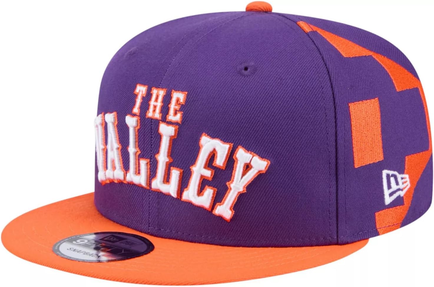 New Era Men's City Edition Adjustable 9FIFTY Snapback Cap - NBA Flat Bill Structured Baseball Hat