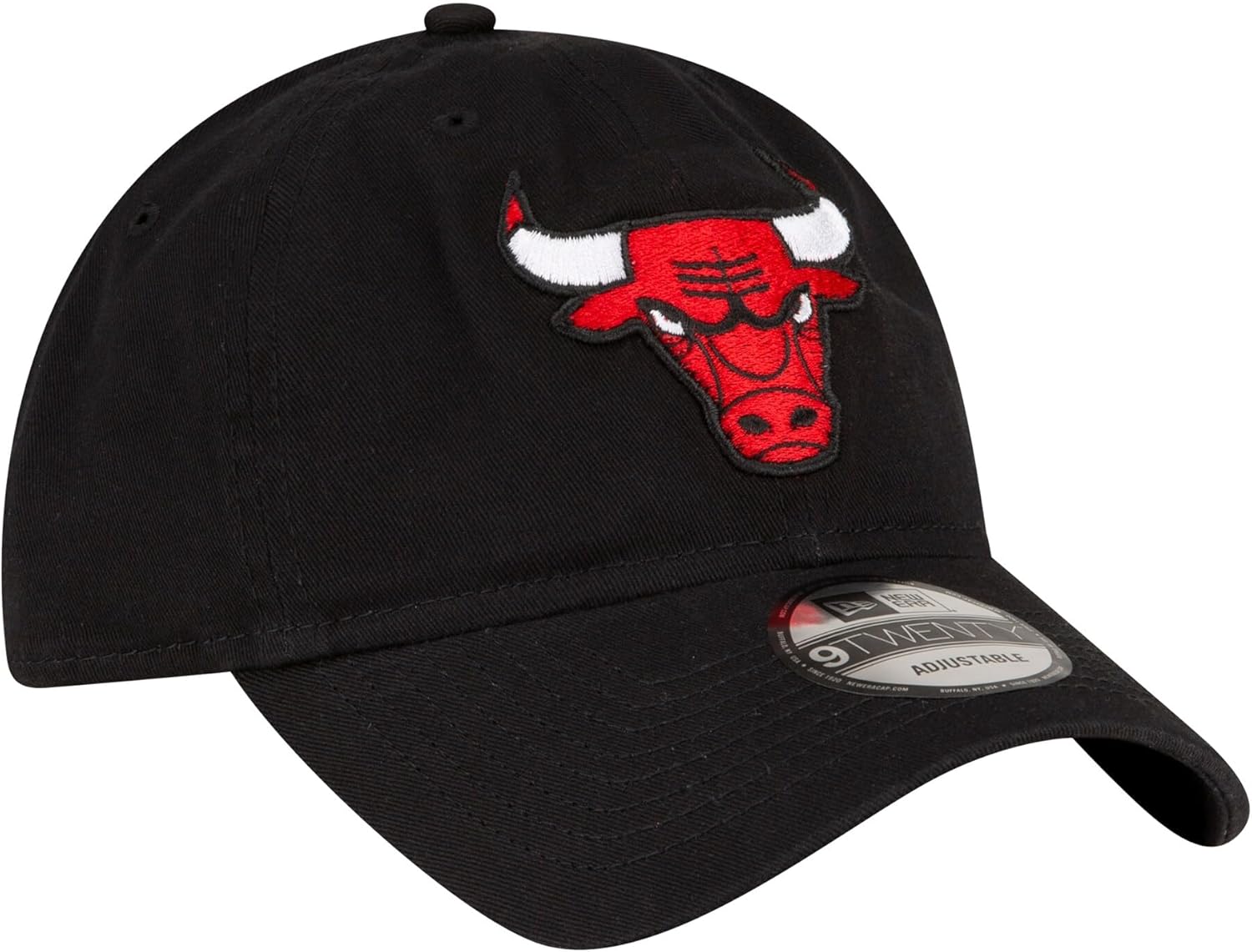 New Era Unisex-Adult NBA Core Classic 9TWENTY Basketball Black Alternate Adjustable Hat Cap One Size Fits All
