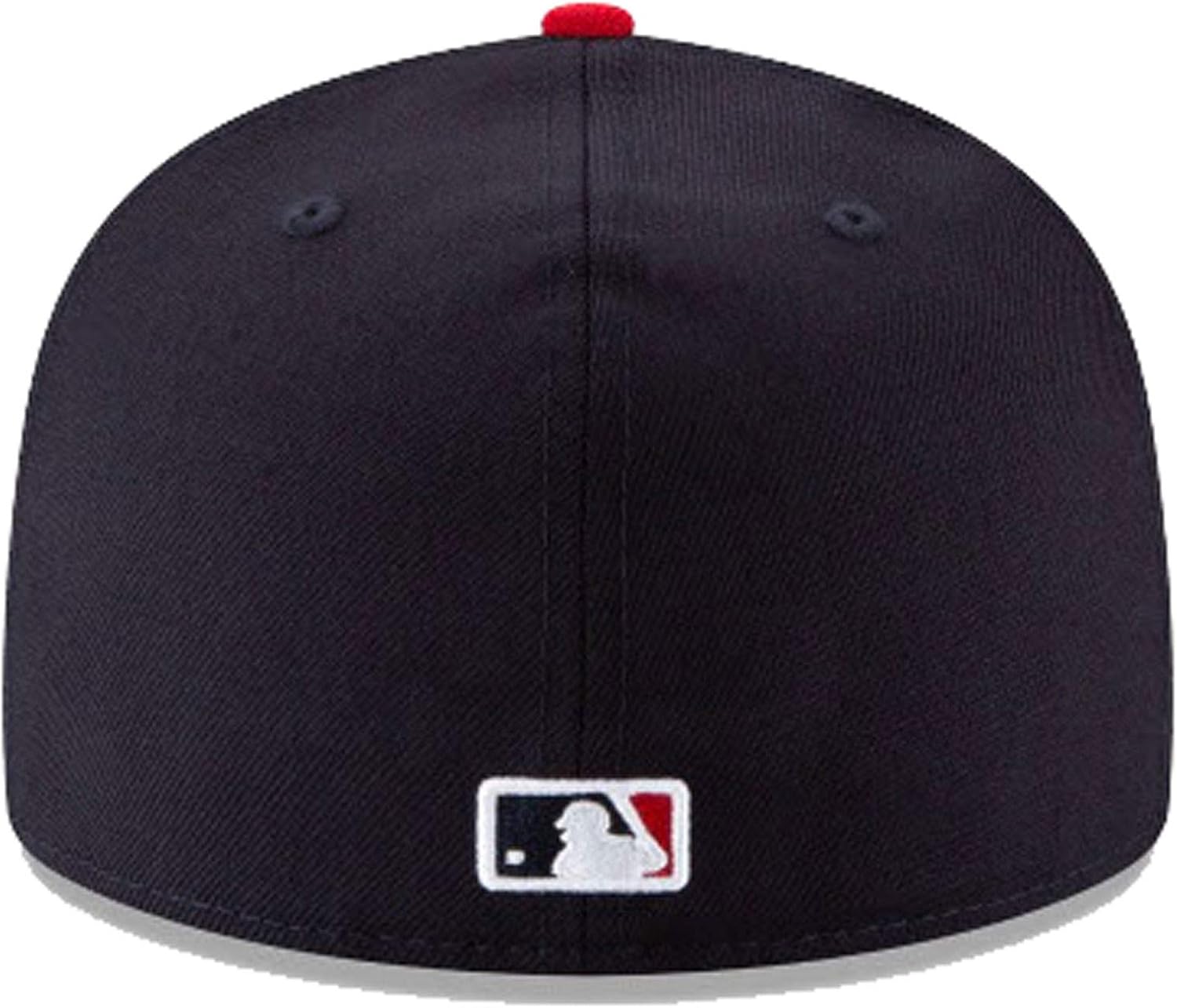 New Era Men's MLB Atlanta Braves Wool Basic 59Fifty Fitted Hat Blue/Red 7
