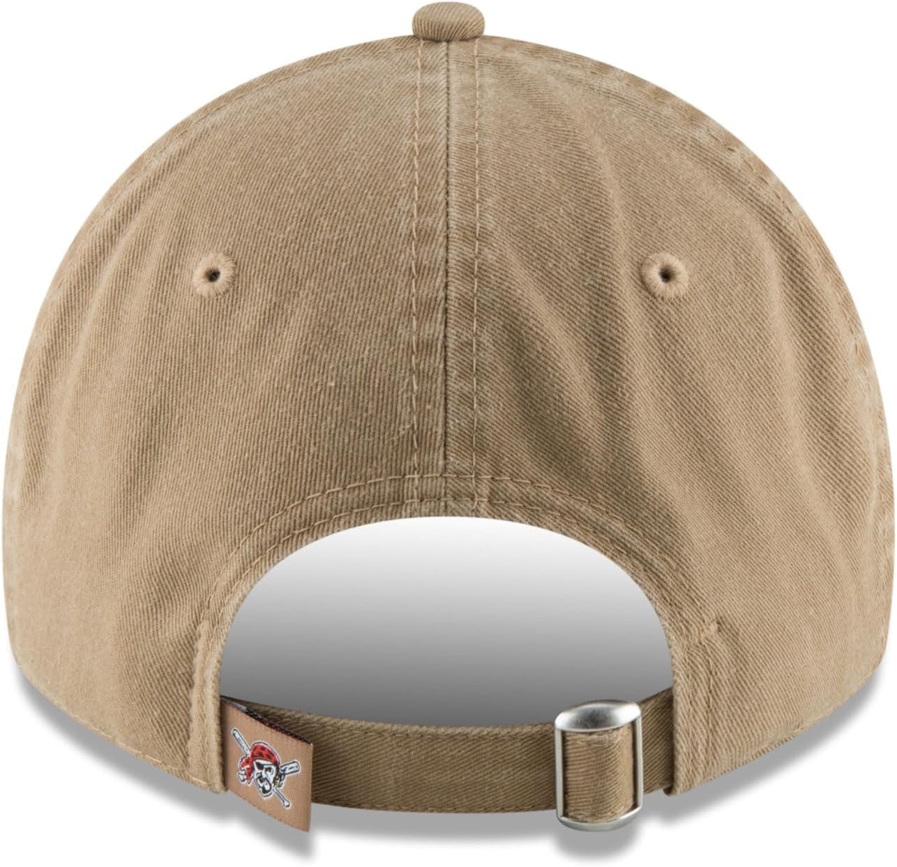 New Era Unisex-Adult MLB Core Classic 9TWENTY Adjustable Hat Cap One Size Fits All - Pittsburgh Pirates Khaki