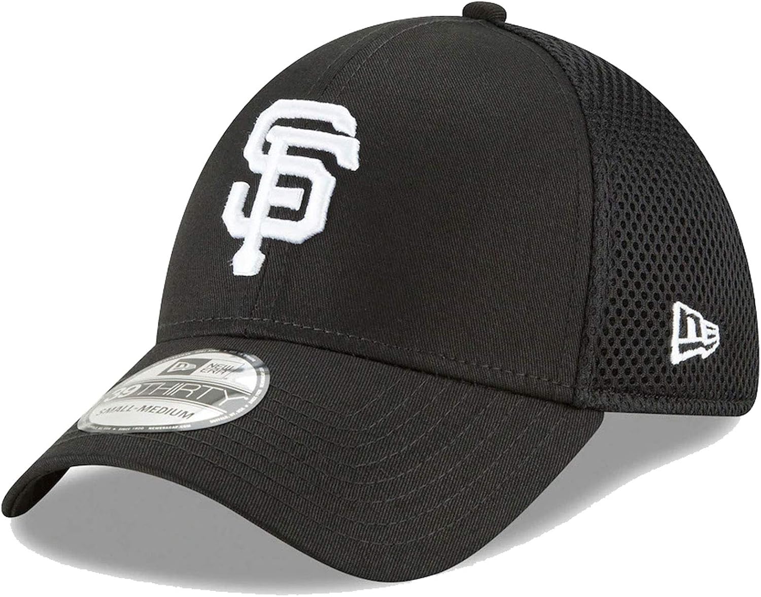 New Era Authentic San Francisco Giants Black Neo 39THIRTY Flex Hat (M/L) - M/L
