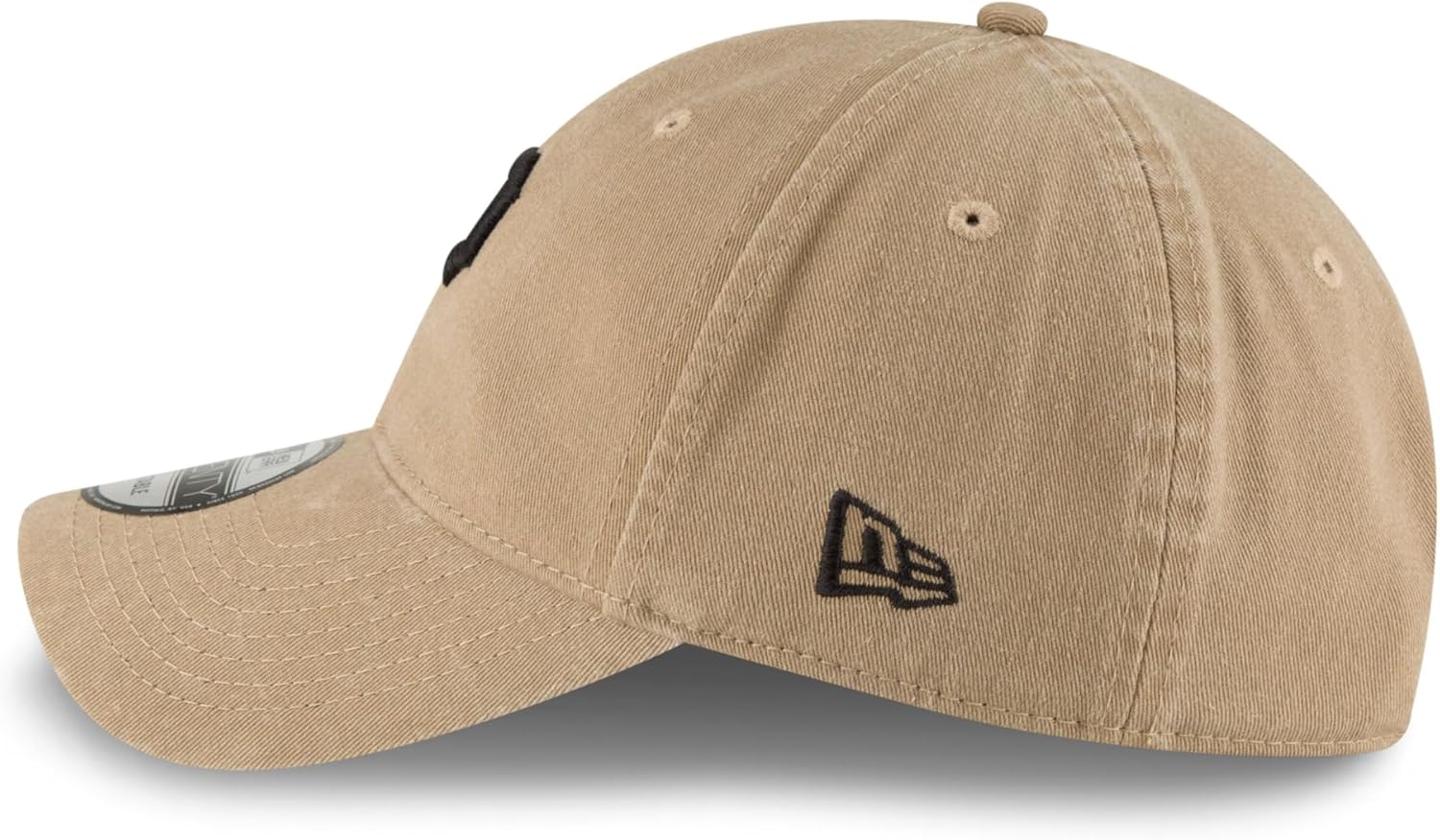 New Era Unisex-Adult MLB Core Classic 9TWENTY Adjustable Hat Cap One Size Fits All - Pittsburgh Pirates Khaki