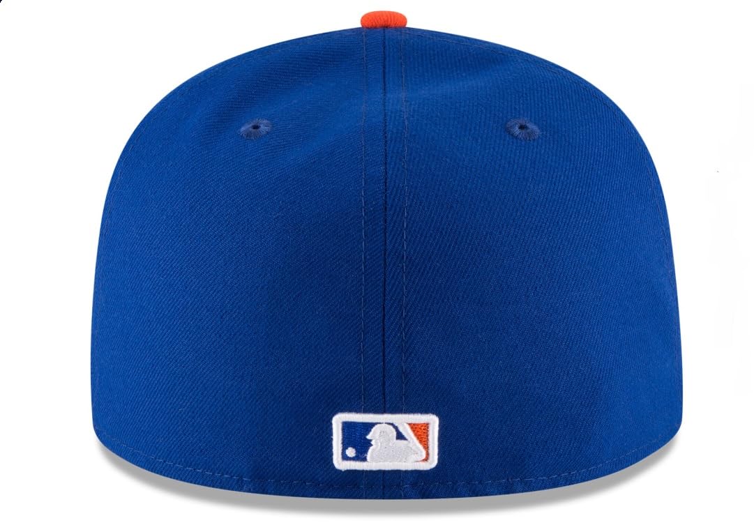 New Era Men's New York Mets Authentic Collection Alternate On-Field 59FIFTY Fitted Hat - Royal Blue (US, Numeric, 8, Royal Blue/Orange/Grey)