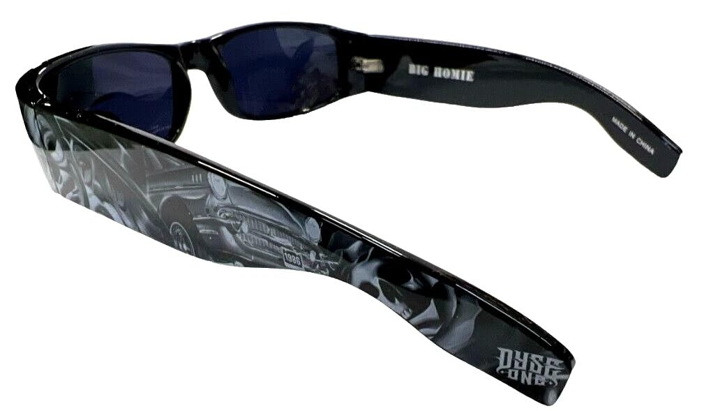 DYSE ONE Authentic Shades Smiling Mask Car Sunglasses California Lowrider Locs Style