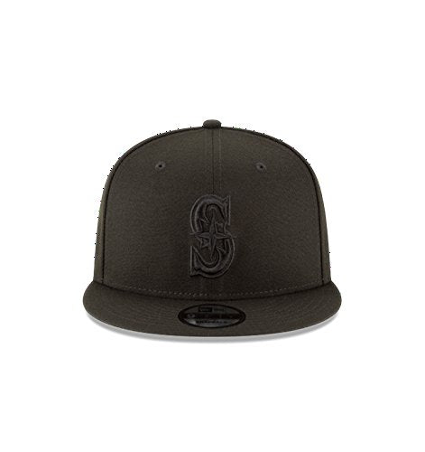New Era 950 MLB Basic Black ON Black Seattle Mariners Snapback Cap