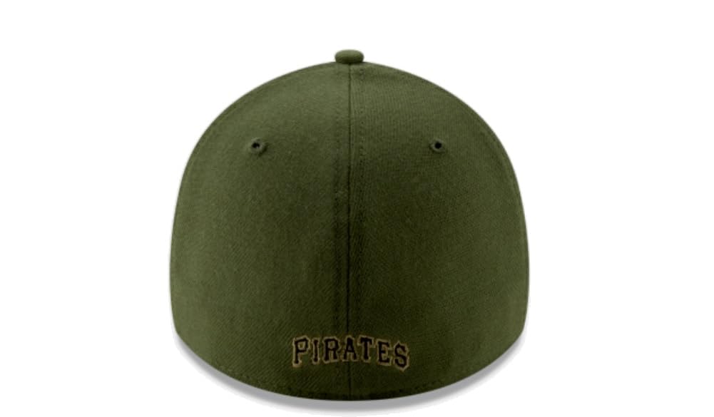 New Era Boys Child/Youth Pittsburgh Pirates Green Camo Stretch Flex 39thirty Hat - Green