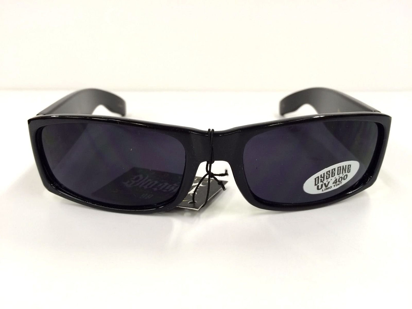 Dyse One Authentic Shades Aztec Skeleton Black Sunglasses California Lowrider Style