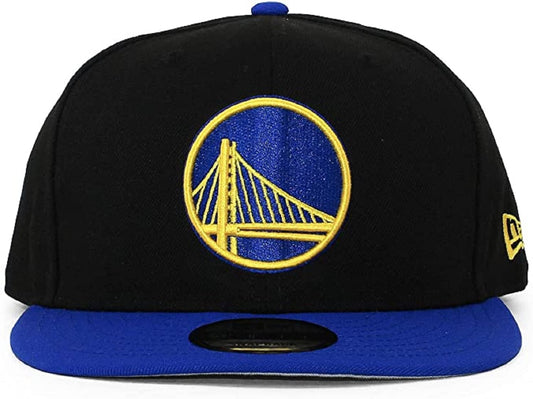New Era 100% Authentic, Golden State Warriors Adjustable 9Fifty/9Twenty One Size Fit Most (Black)