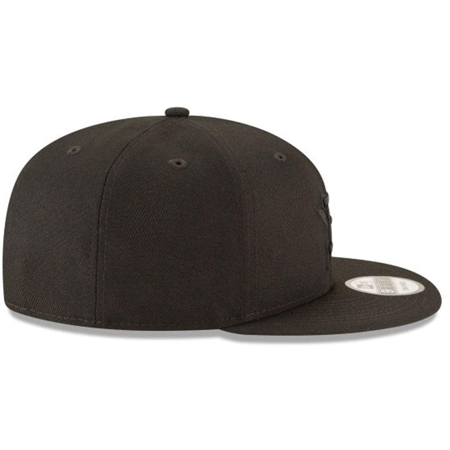 New Era Houston Astros MLB Basic Snapback Black on Black 950 Adjustable Cap