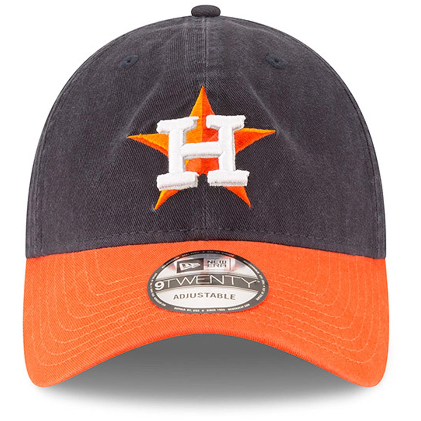 Houston Astros New Era Road Replica Core Classic 9TWENTY Adjustable Hat Navy/Orange