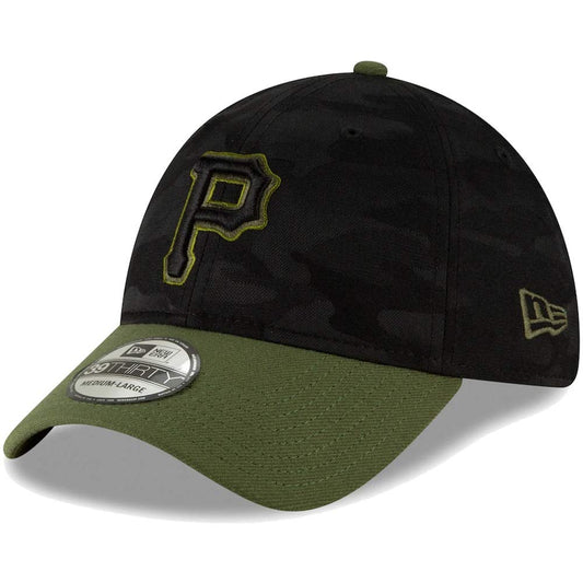 New Era Pittsburgh Pirates 2018 Memorial Day 39Thirty Flex Hat (Large-XLarge)