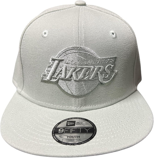 New Era Youth Boys Los Angeles Lakers 9FIFTY Snapback Hat Light Mint Green