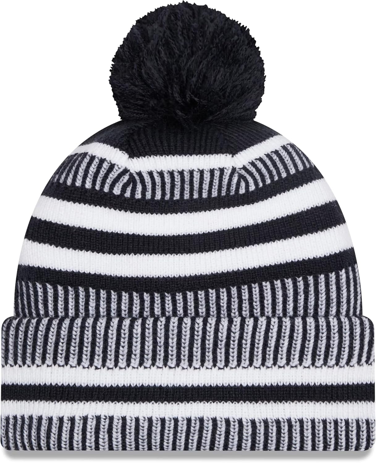 New Era Penn State Nittany Lions Blue Sideline Sport Cuff Beanie Hat with Pom - NCAA Cuffed Winter Cap
