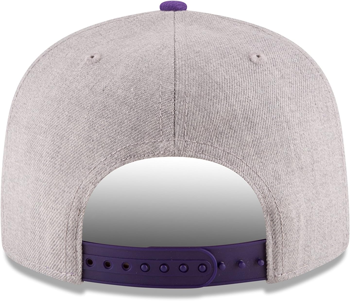 NBA Los Angeles Lakers Men's 9Fifty 2Tone Heather Snapback Cap, One Size, Heather Gray