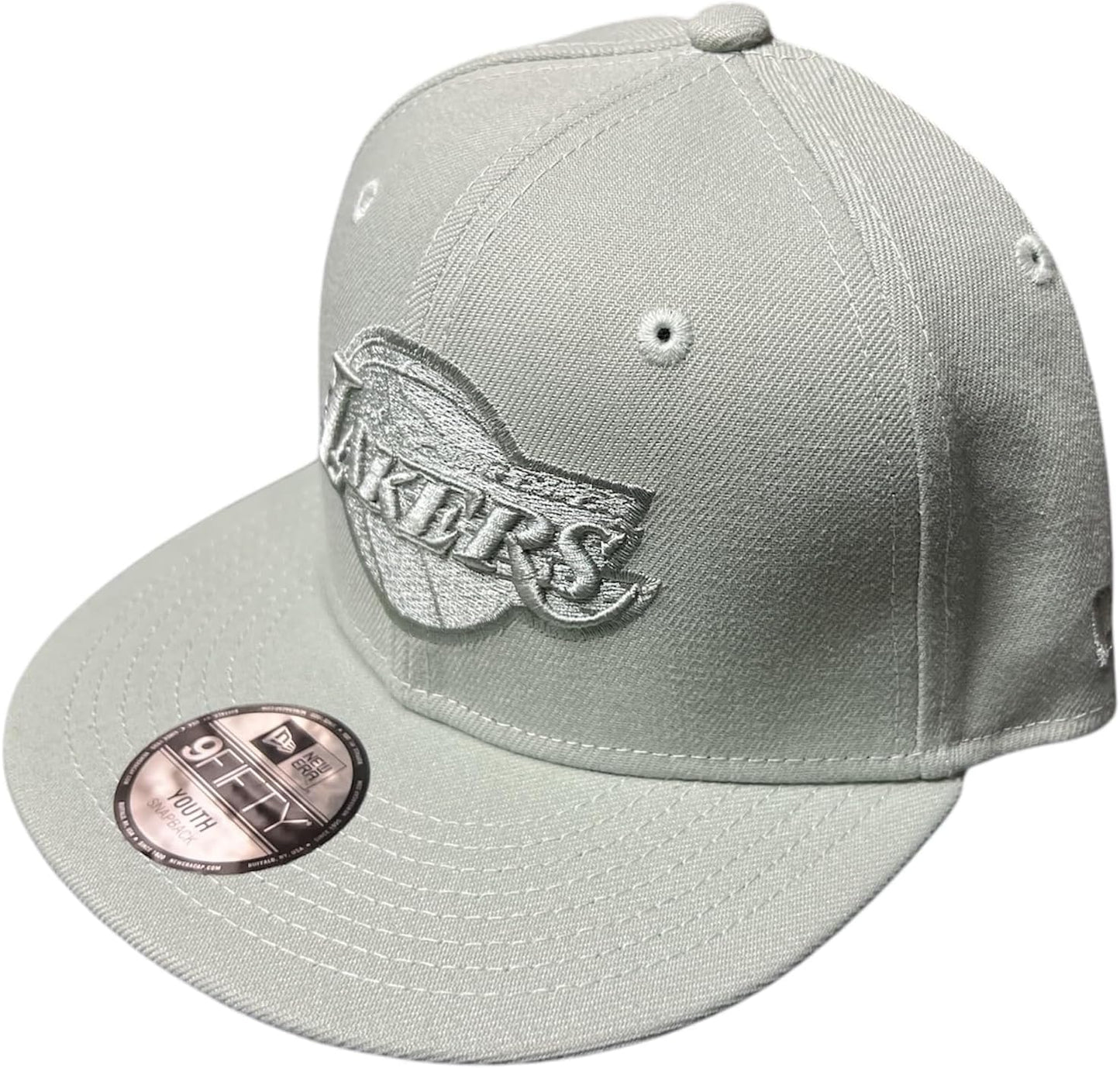 New Era Youth Boys Los Angeles Lakers 9FIFTY Snapback Hat Light Mint Green