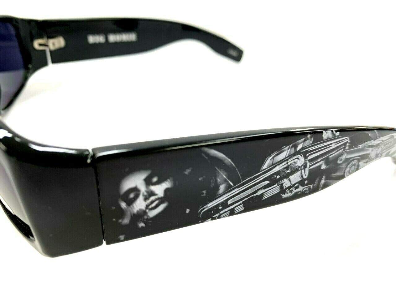DYSE ONE Authentic Black Shades Charra Impala Car Sunglasses California Lowrider Locs Style