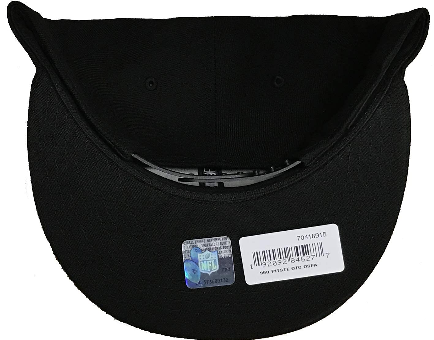 New Era 100% Authentic Exclusive Steelers 950 9FIFTY Snapback Cap Hat : One Size Fit Most (Current Logo) Black