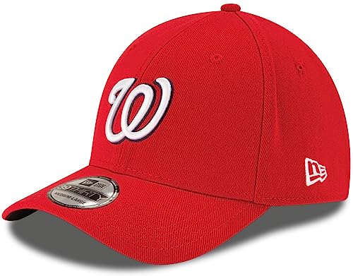 New Era MLB Team Classic 39THIRTY Stretch Flex Fit Hat Cap (as1, Alpha, m, l, Washington Nationals)