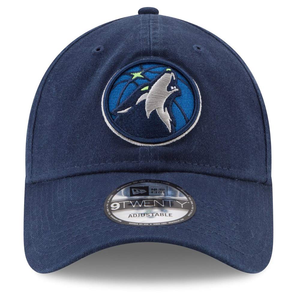 New Era Minnesota Timberwolves Core Classic 9TWENTY Adjustable Hat Navy