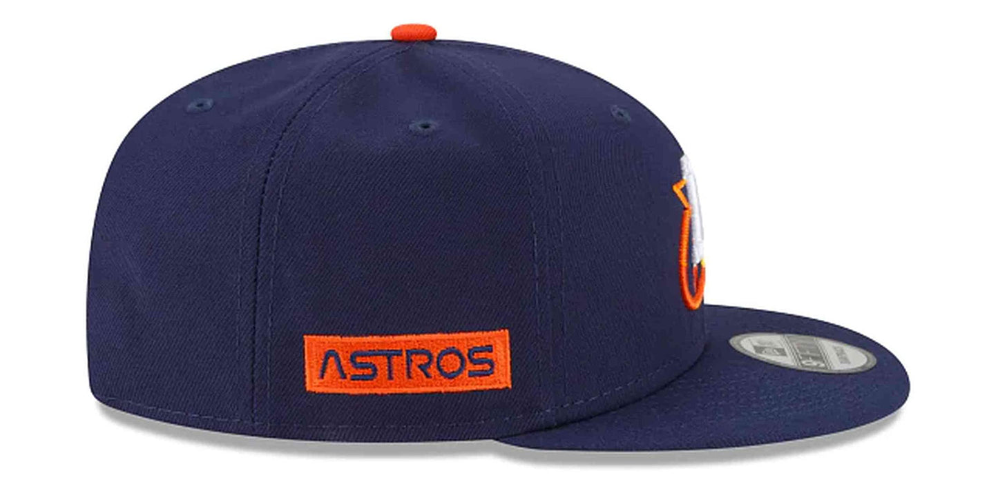 New Era Houston Astros 9FIFTY City Connect Snapback Cap, Adjustable Hat Navy Blue