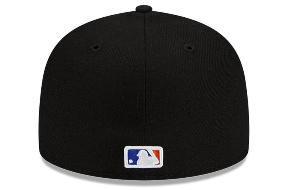 New Era Men's New York Mets Authentic Collection Alternate On-Field 59FIFTY Fitted Hat - Black (US, Numeric, 7 1/4, Black)