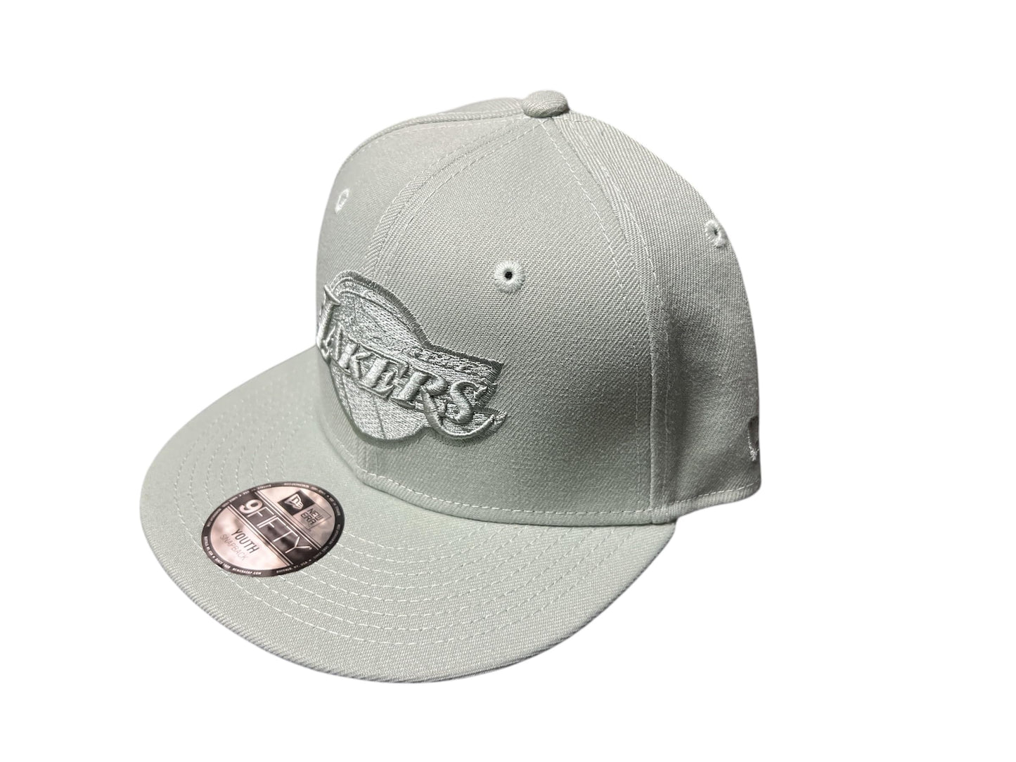 New Era Youth Boys Los Angeles Lakers 9FIFTY Snapback Hat Light Mint Green