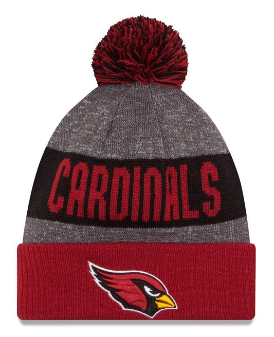 New Era Authentic Collection Cardinals Arizona Sideline Salute to Service Onfield Cold Weather Knit Beanie Cap Hat One Size Fit Most (Onfield 16), Black