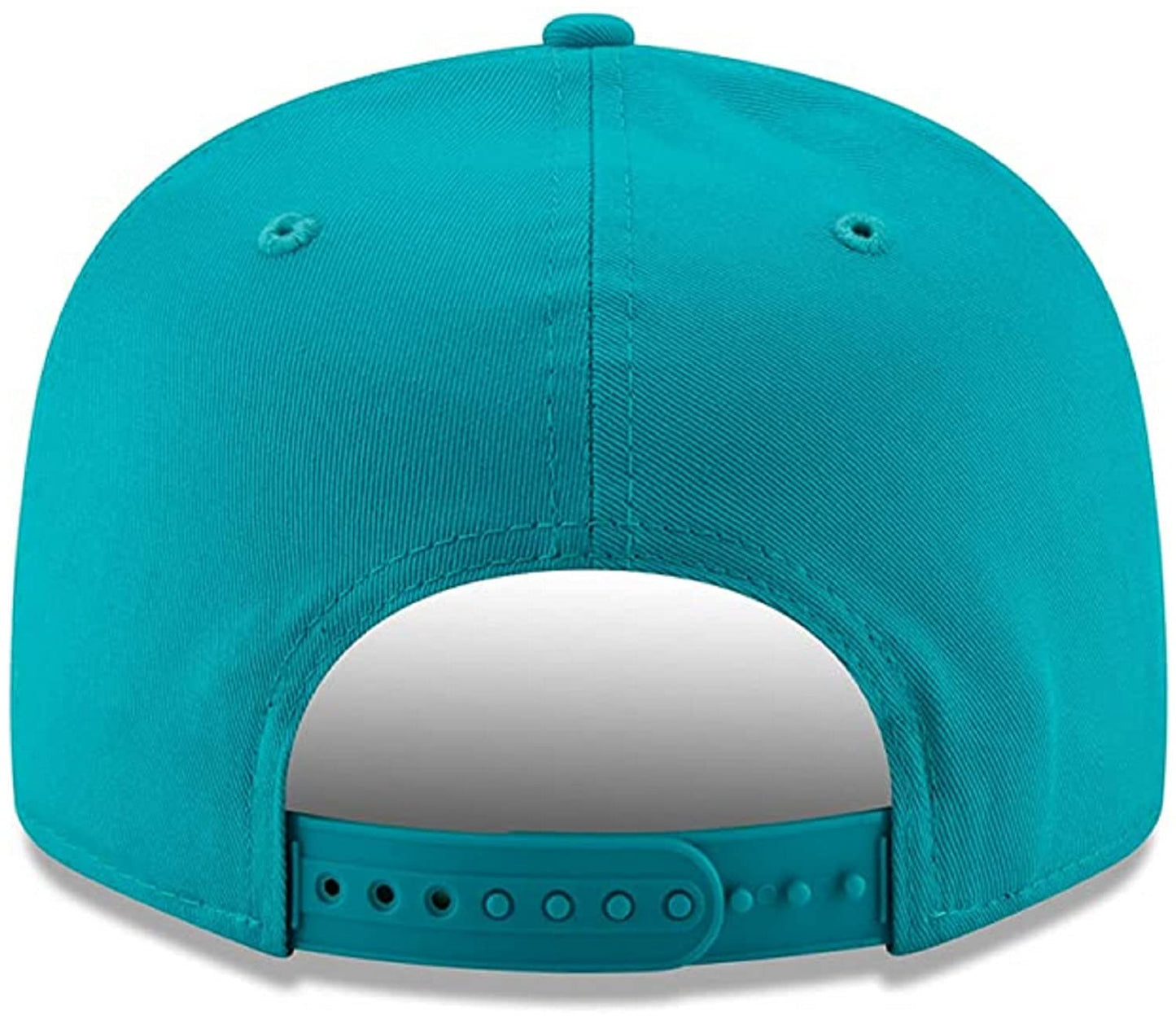 New Era Authentic Exclusive Dolphins Miami 9Fifty Snapback/9Twenty/MVP/9Forty Adjustable Hat - OSFM (Aqua Team Color Current Logo), Black