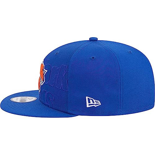 New York Knicks NBA 2023 Draft Snapback Cap Blue