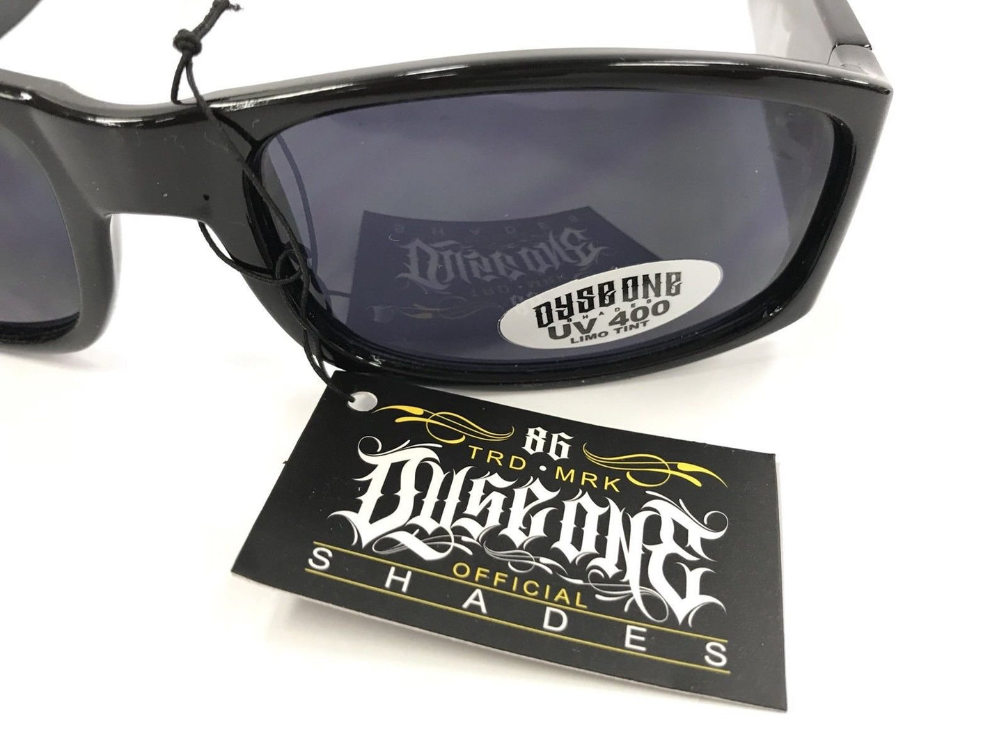 Authentic Dyse One Shades Reina Pirate Queen Skull Black Sunglasses California Lowrider Locs Style
