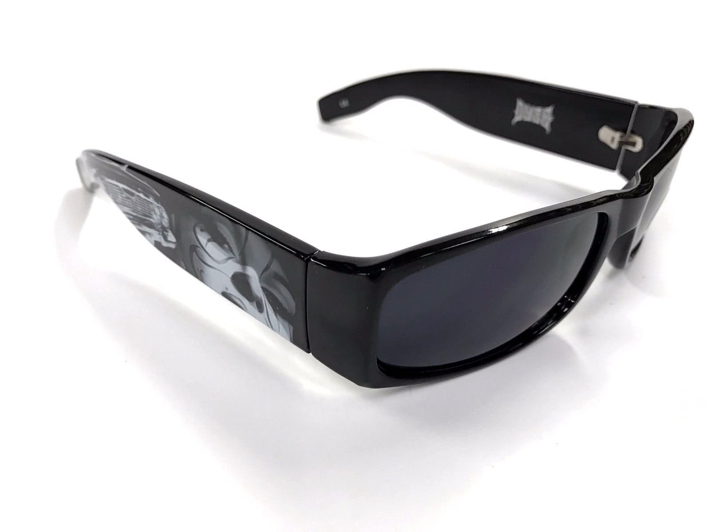 DYSE ONE Authentic Shades Barrio Impala Car Clown Black Sunglasses California Lowrider Style