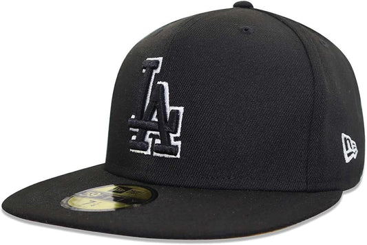 New Era 59Fifty Cap MLB Los Angeles Dodgers Mens Hat 11941970 (7-55.8cm) Black/White