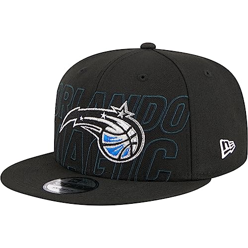 New Era Mens Draft 2023 9fifty Snapback Hat Cap (US, Alpha, One Size, Black, Orlando Magic)