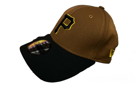 New Era Rare Pittsburgh Pirates Men's MLB Team Classic 39THIRTY Stretch Flex Fit Cap, Brown Black (US, Alpha, Large, X-Large, Brown/Black)