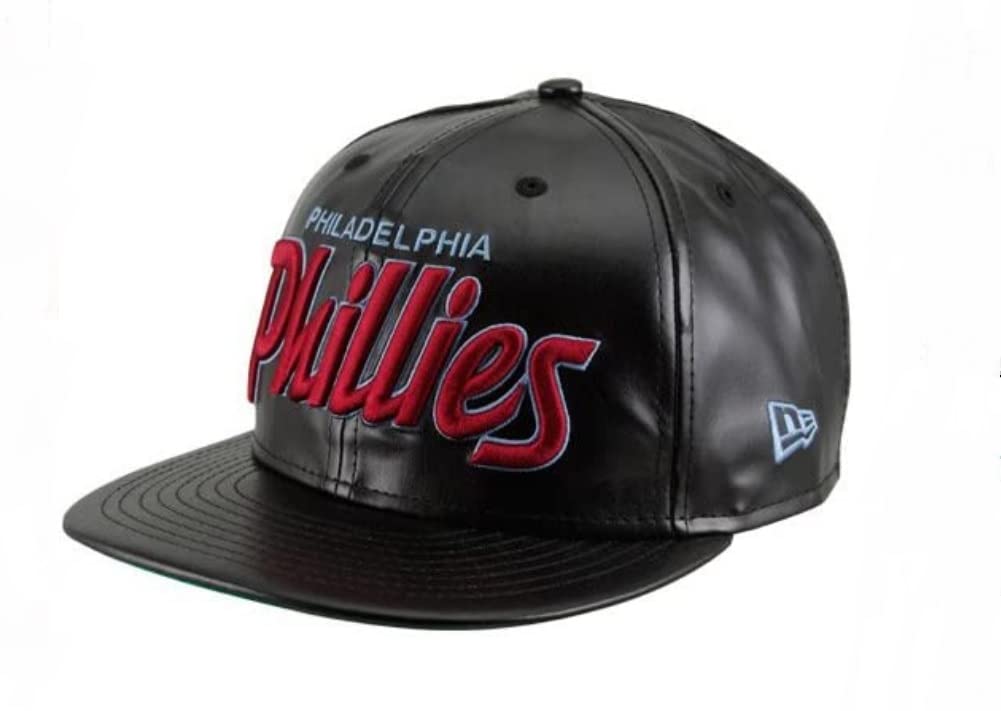 MLB New Era Philadelphia Phillies Team Script Redux Snapback Hat - Black