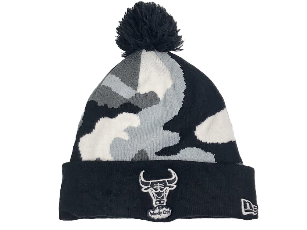 NEW ERA Chicago Bulls Sport Beanie In Camouflage Pattern #9884 (0/S)