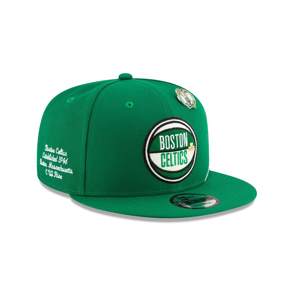New Era NBA Men’s Boston Celtics 2019 Official NBA Draft 9FIFTY Adjustable Snapback Hat Green