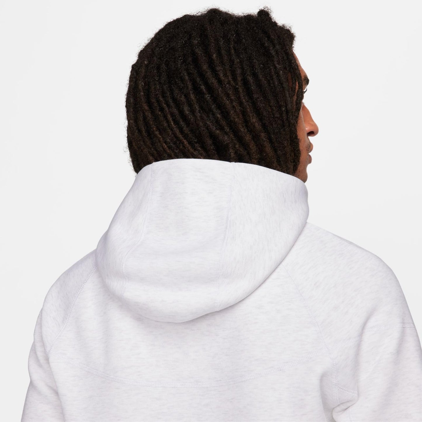Nike Sportswear Tech Fleece Windrunner Men's Full-Zip Hoodie (Birch Heather/Black, FB7921-051) Size XX-Large