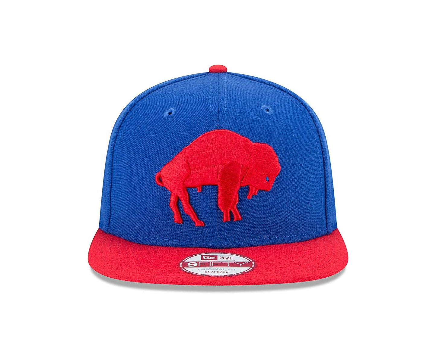 New Era 100% Authentic Exclusive Bills Buffalo 950 9FIFTY Snapback Cap Hat : One Size Fit Most (Throwback Blue/Red)