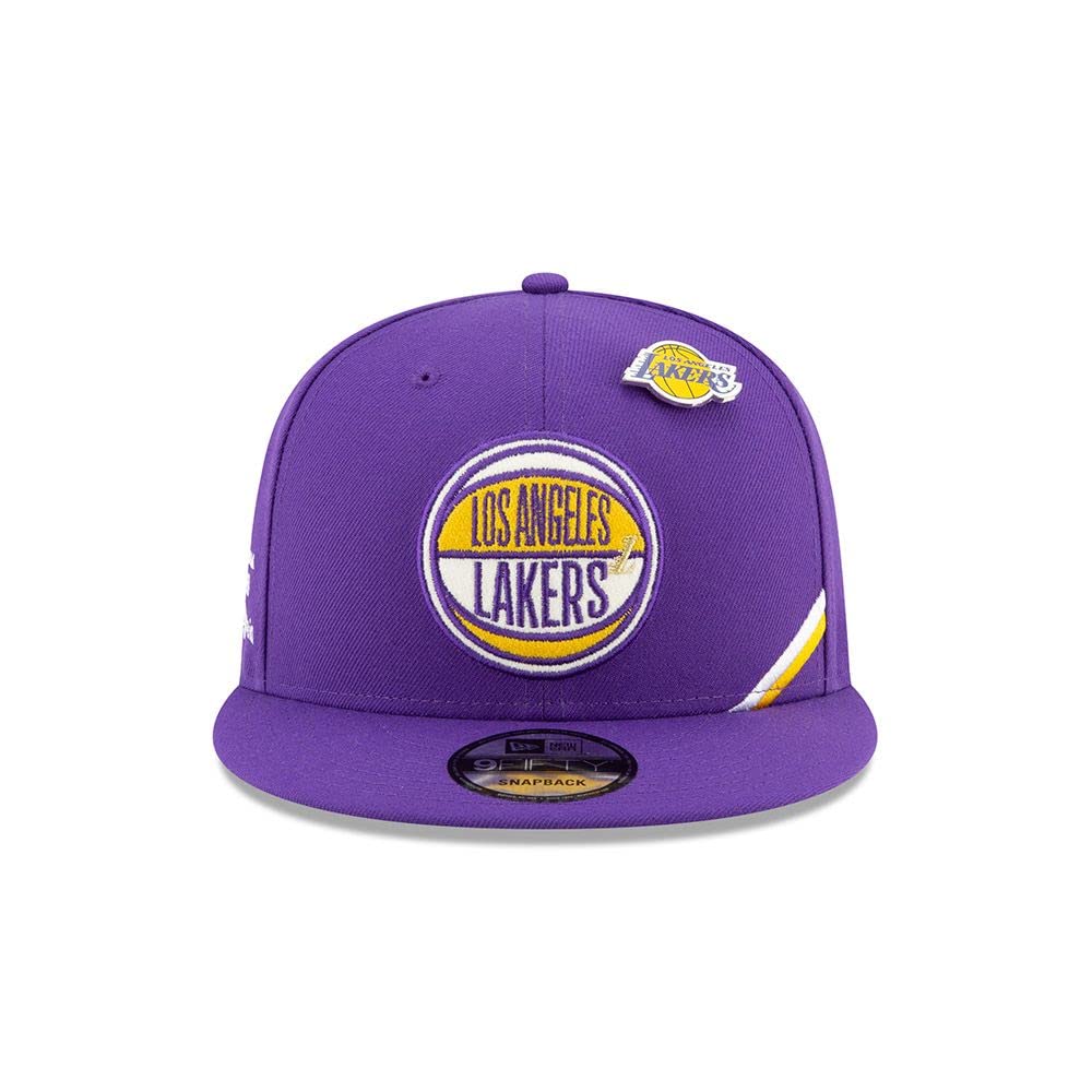 New Era NBA Men’s Los Angeles Lakers 2019 Official NBA Draft 9FIFTY Adjustable Snapback Hat Purple